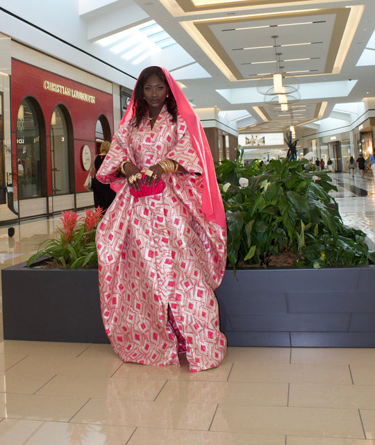 Luxe rich auntie bubu gown.