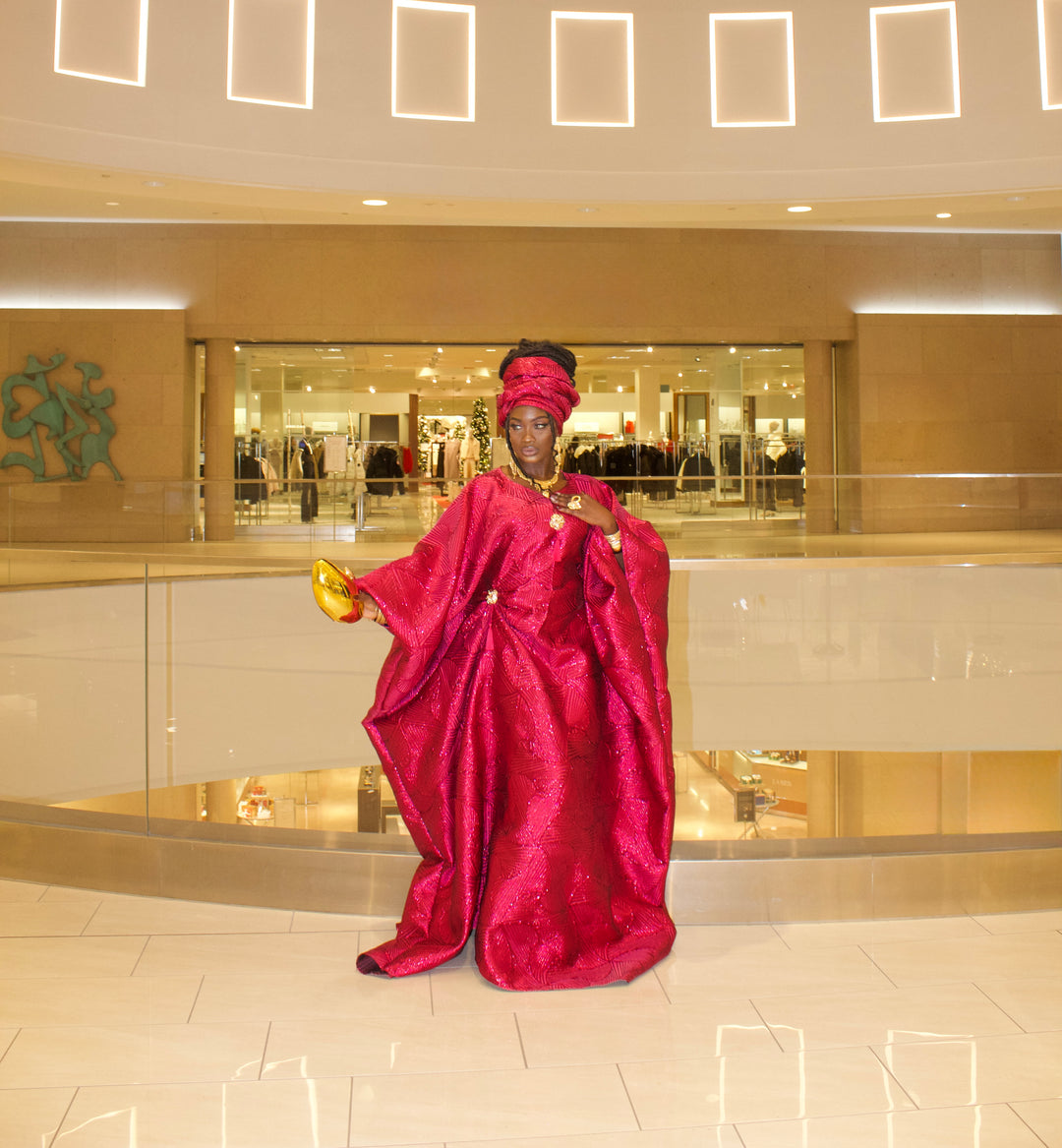 Luxe Brocade Bubu Gown❣️