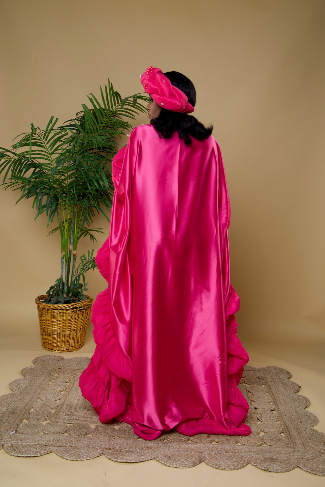 Luxe rich auntie bubu/kaftan gown