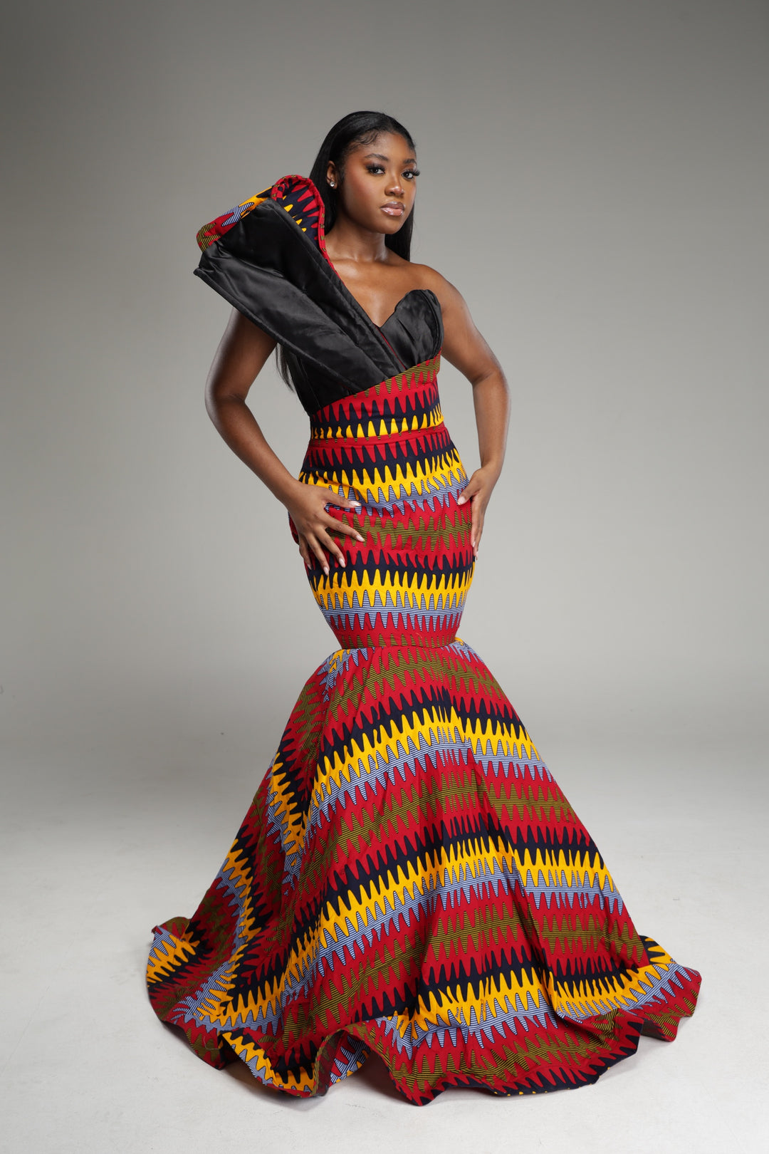 African print mermaid dress, African print wedding/prom dress. K.D.Kollections Store African print mermaid dress, African print wedding/prom dress. K.D.Kollections Store