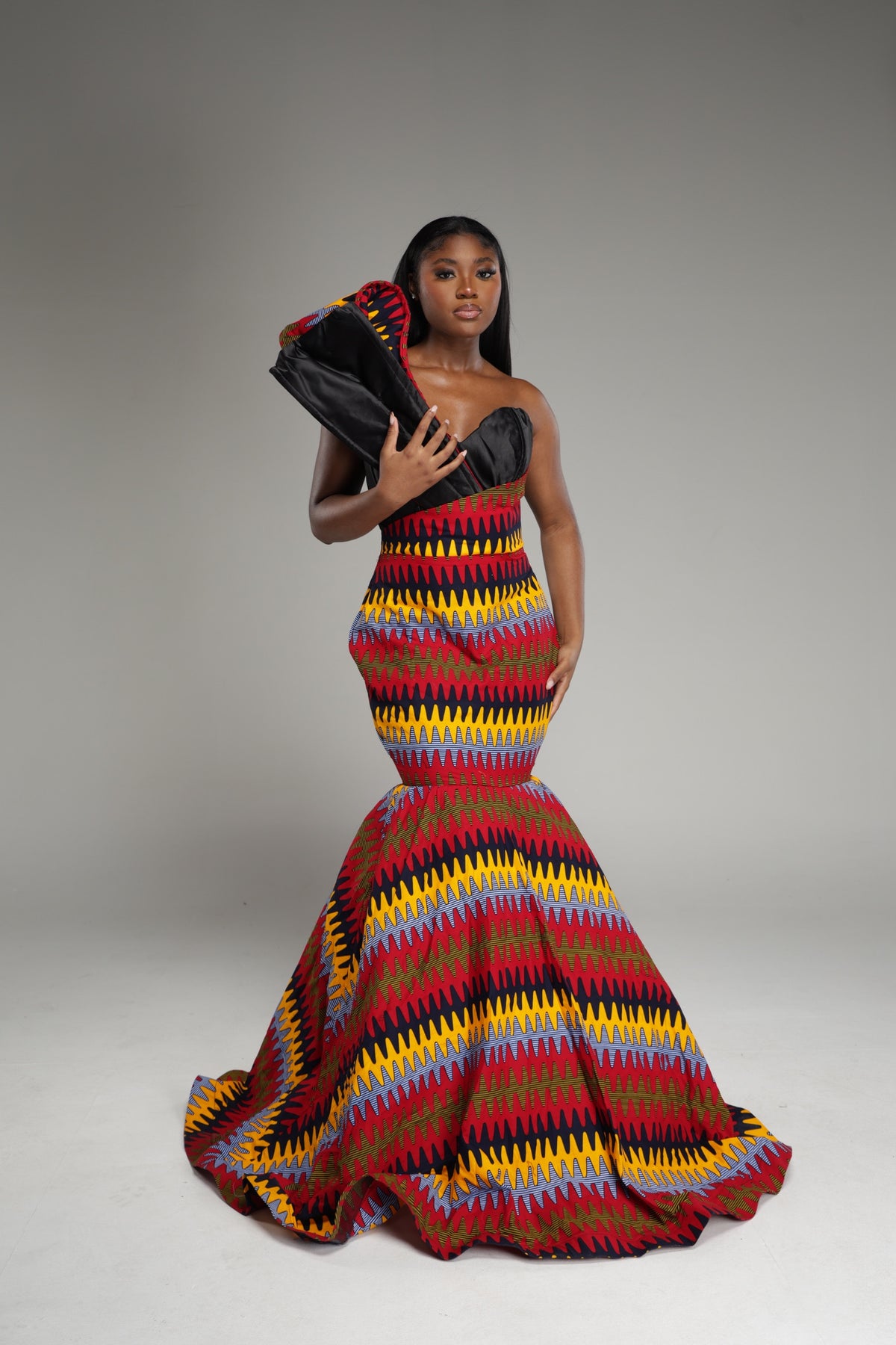 prom dresses african print Red Carpet African Inspired Prom Dress Exquisite Ankara Dress, African Print Dress, Formal Events Dress, Red