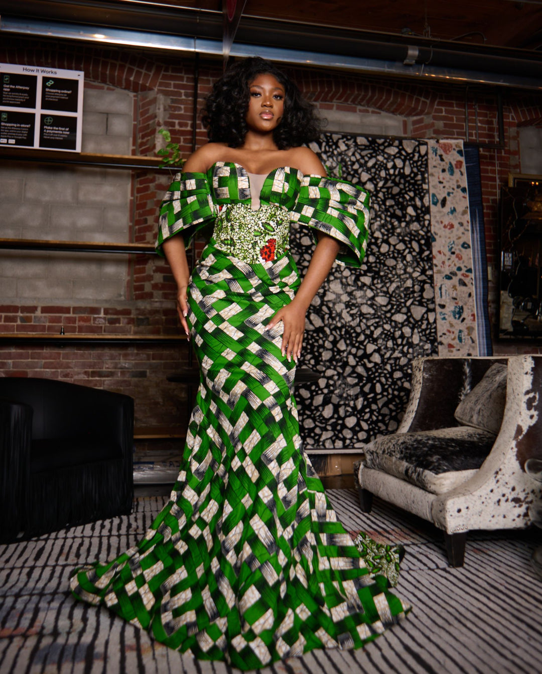 African print reception dress, African print wedding/prom dress, African print mermaid dress African print reception dress, African print wedding/prom dress, African print mermaid dress