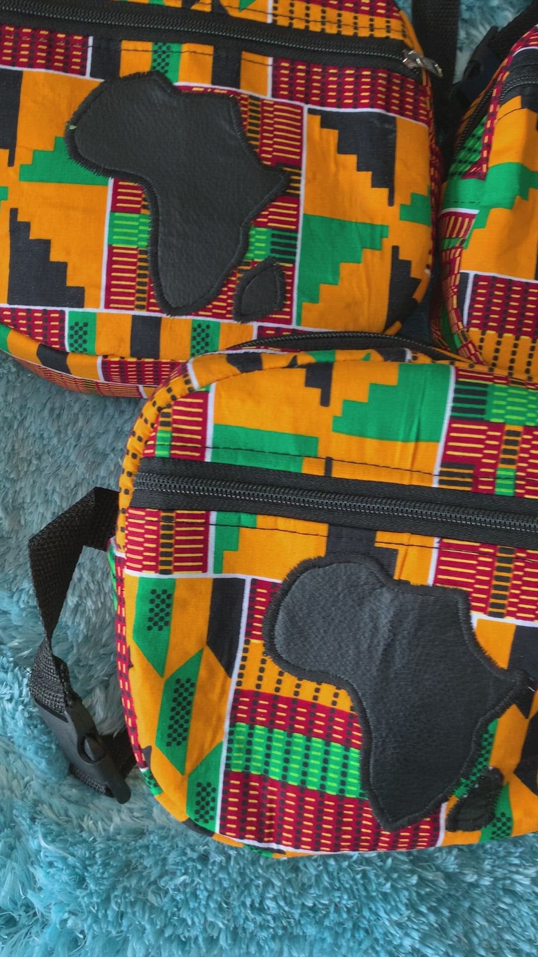Authentic African Print waist bags