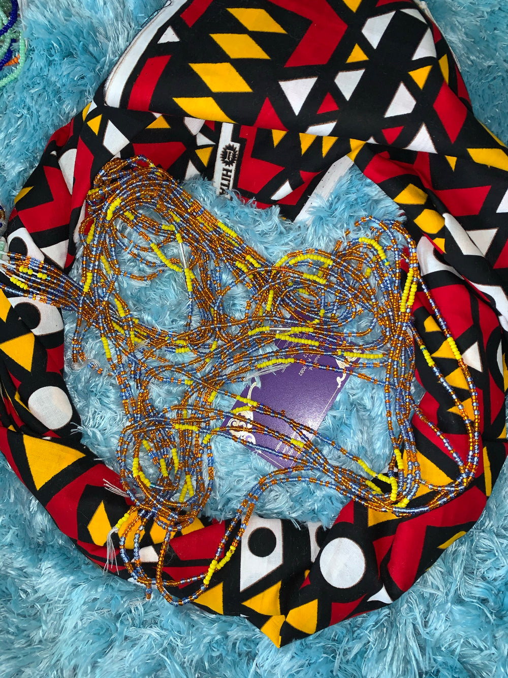 Beautiful West African Multicolored waist beads. Pls read description. - K.D.Kollections Store