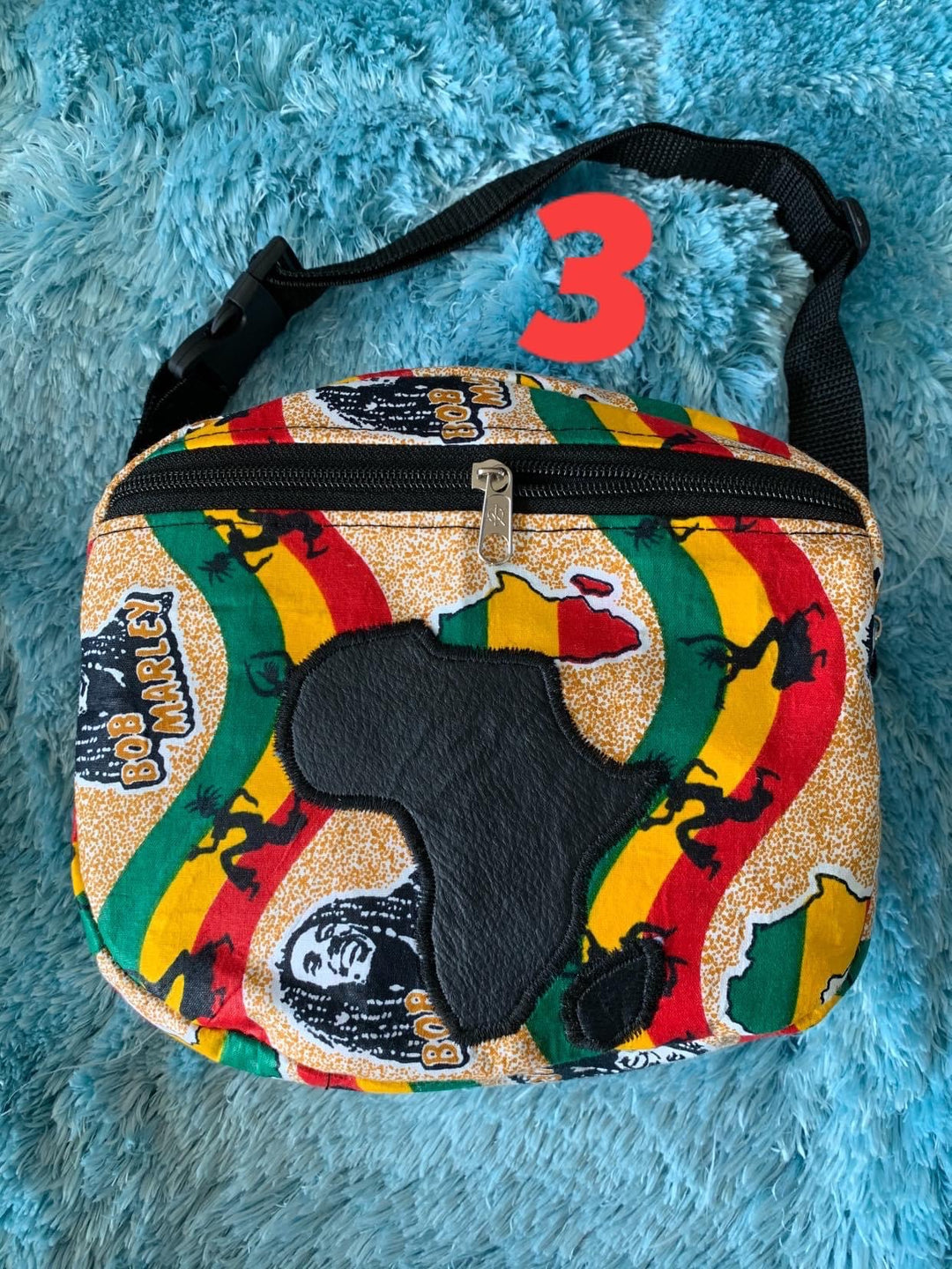 Authentic African Print waist bag. - K.D.Kollections Store