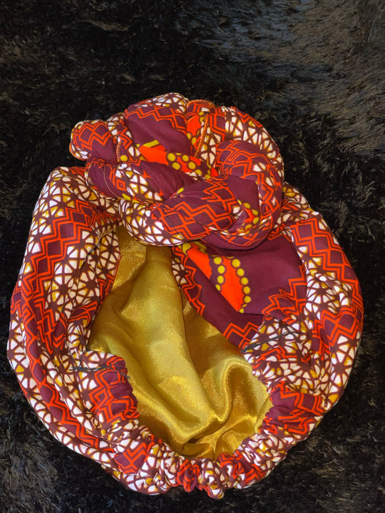 African print pre-tied headwrap/turban🔥