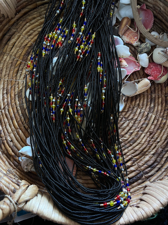 Handmade waist beads from the motherland🖤