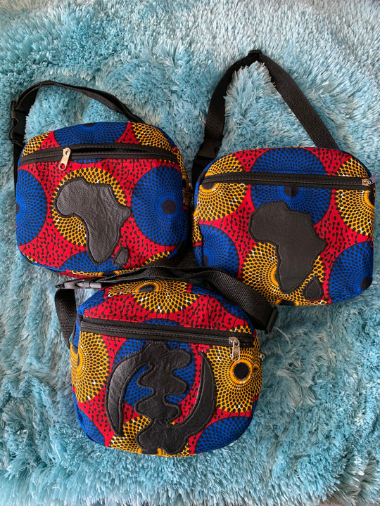 Authentic handmade African print waist bags - K.D.Kollections Store