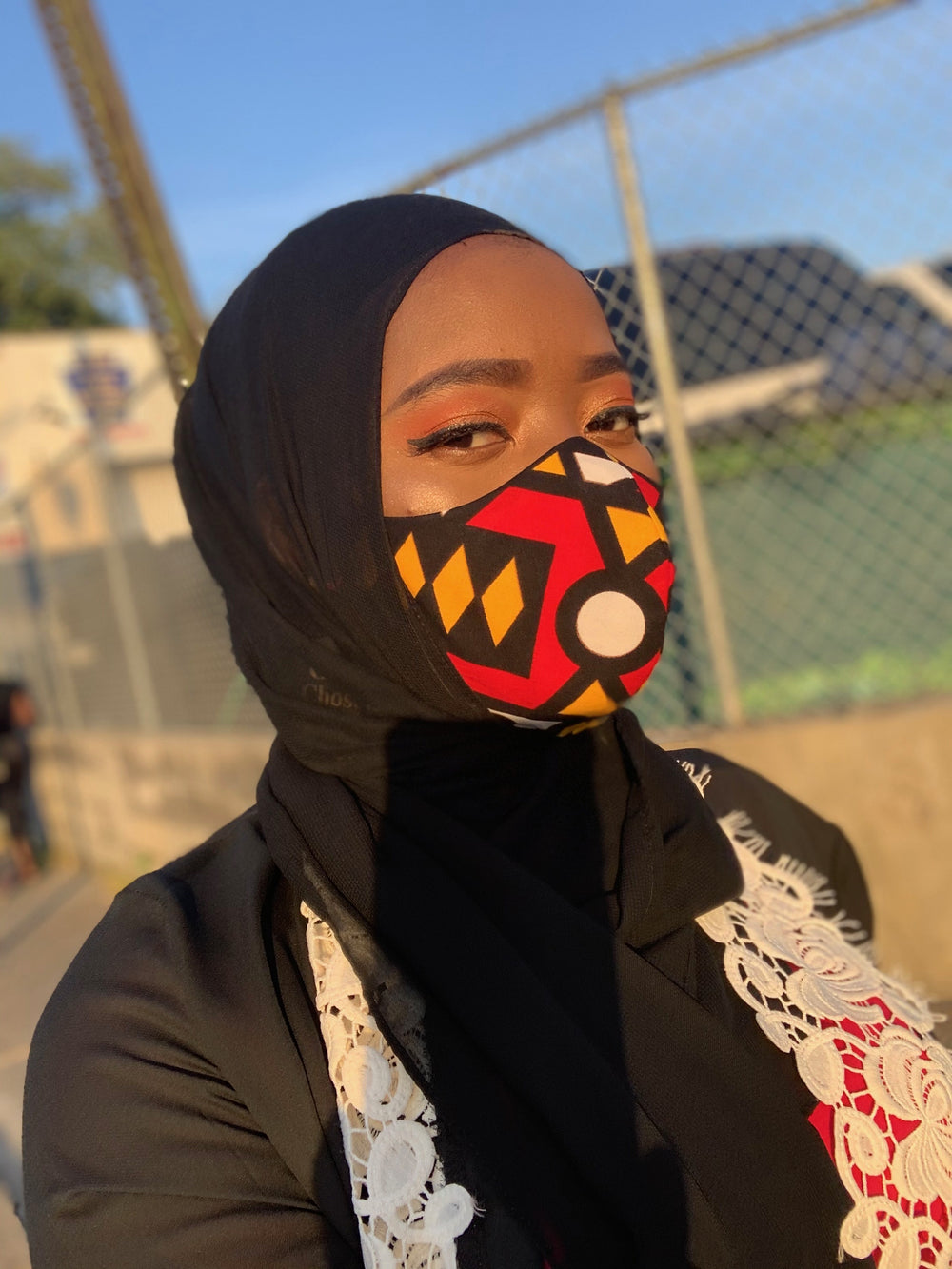 African Fabric Face Mask - K.D.Kollections Store