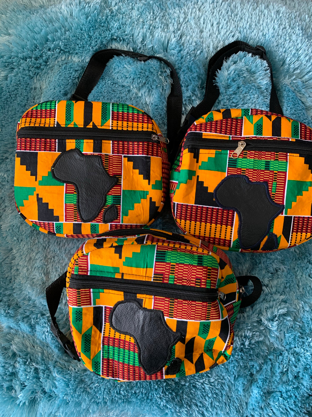 Authentic African Print waist bags - K.D.Kollections Store